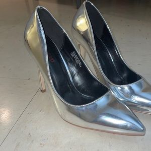 Silver heels